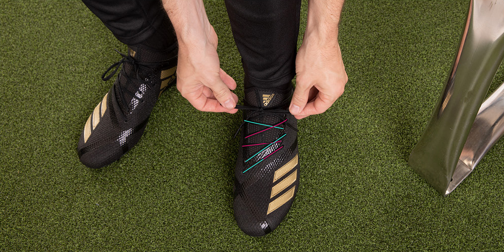 how to lock lace football cleats step 4